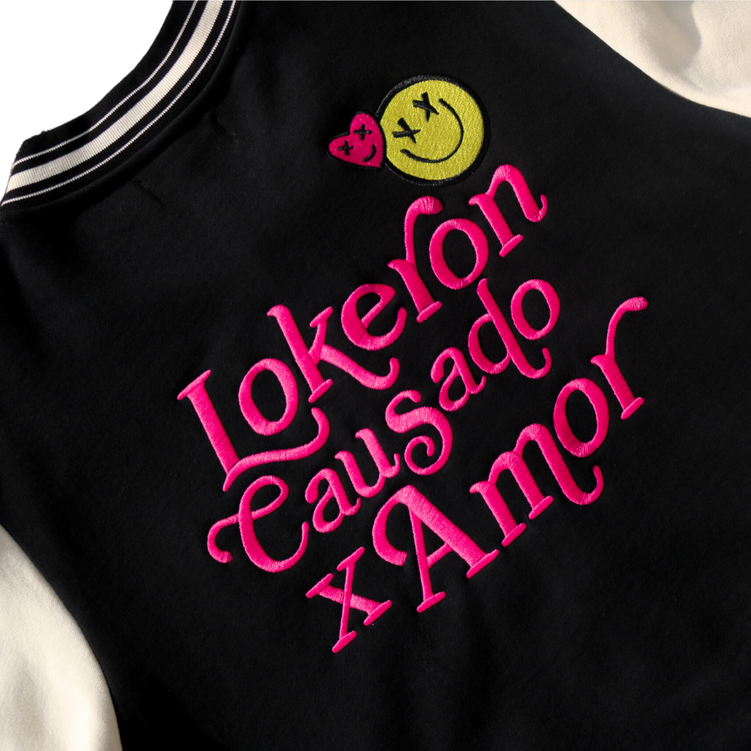 LOKERON X AMOR VARSITY JACKET
