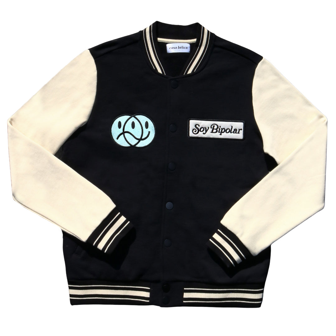 BIPOLAR VARSITY JACKET – CASA BÉLICA