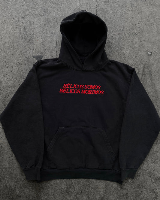 belicos somos - red+black hoodie