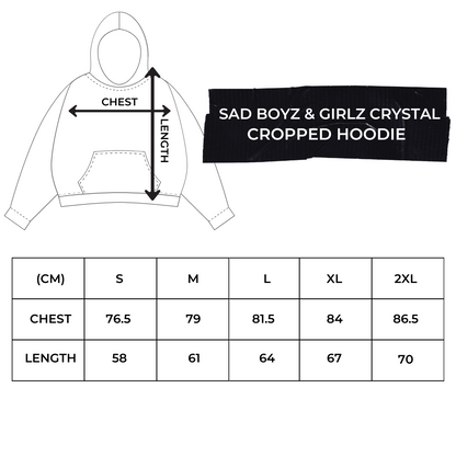 SAD BOYZ CRYSTAL HOODIE