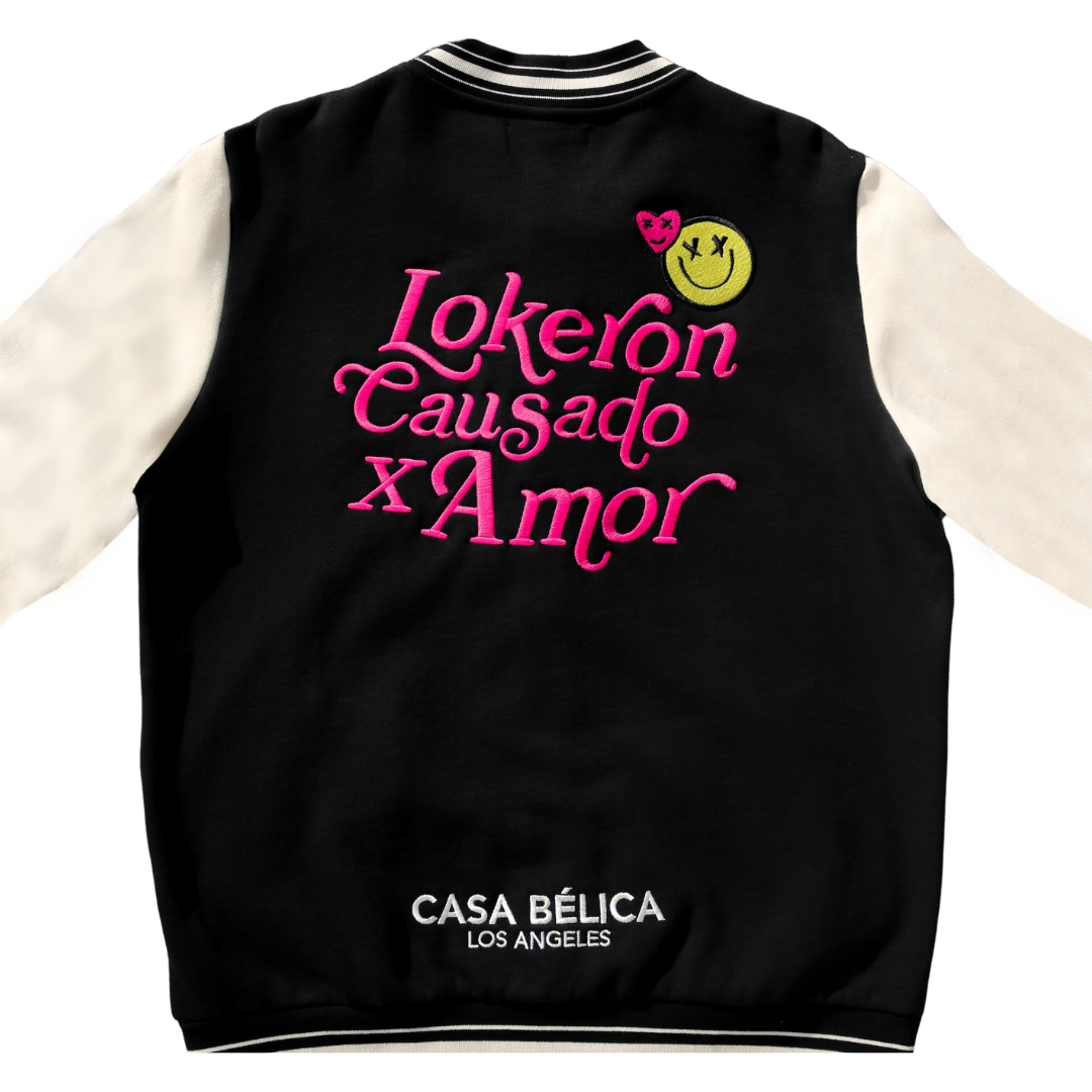 LOKERON X AMOR VARSITY JACKET