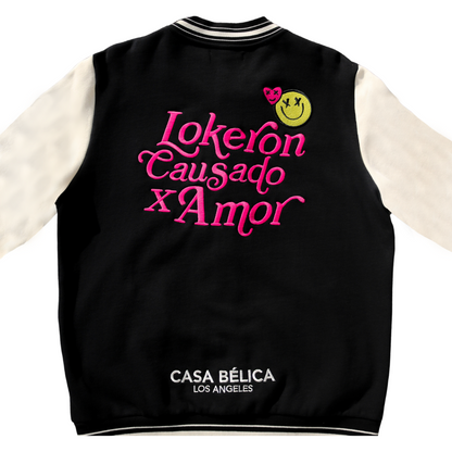 LOKERON X AMOR VARSITY JACKET