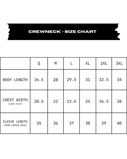 me enamoro - black crewneck