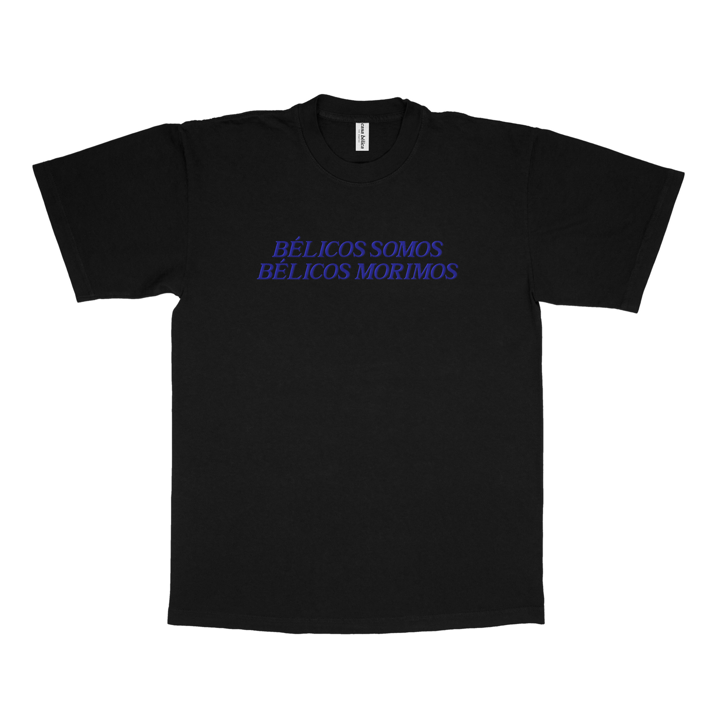 belicos somos - black+blue tee