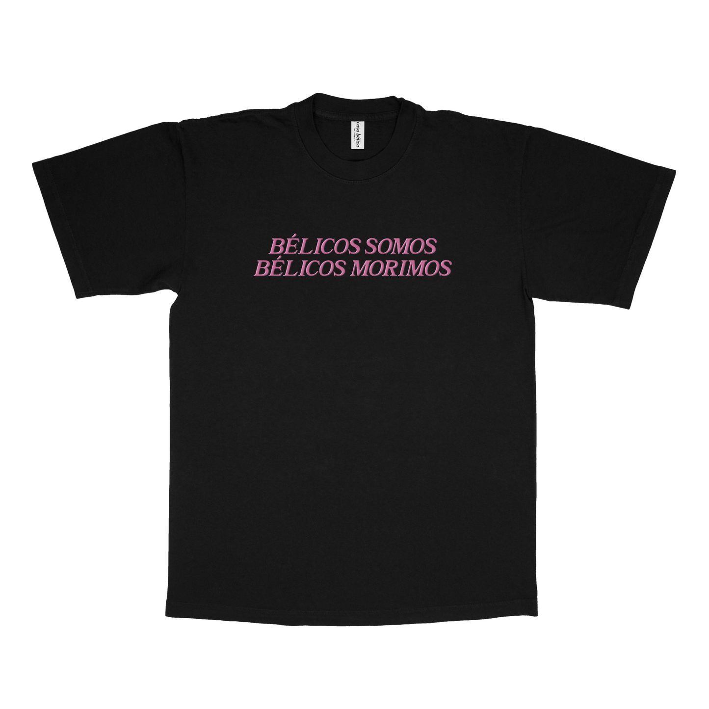 belicos somos - black+pink tee