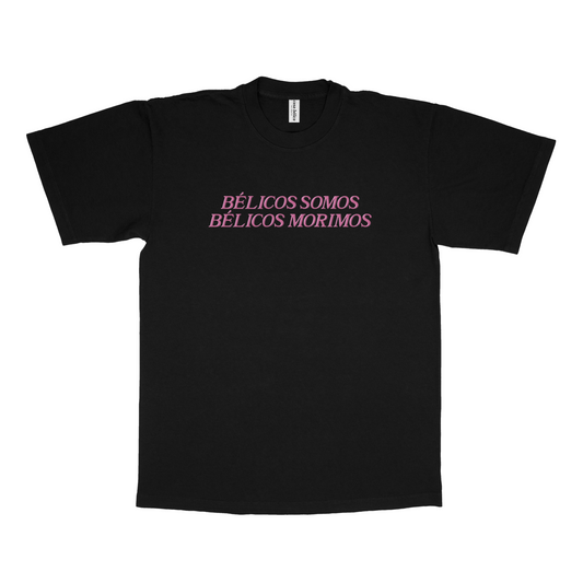belicos somos - black+pink tee