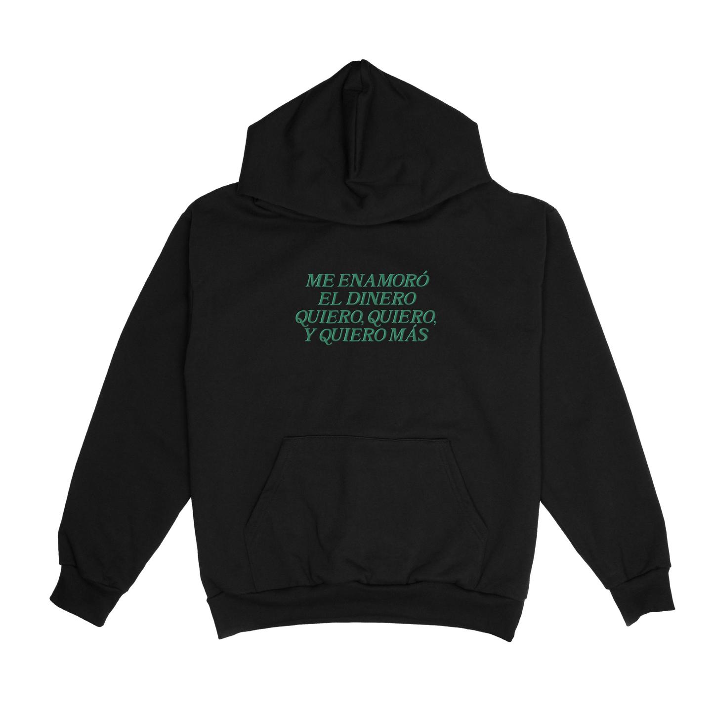 me enamoró - black hoodie