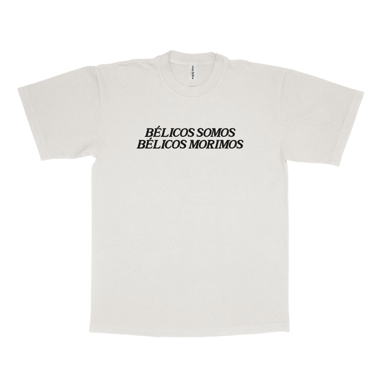 belicos somos - off white tee