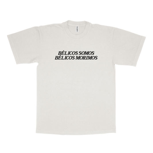belicos somos - off white tee