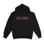 belicos somos - pink+black hoodie
