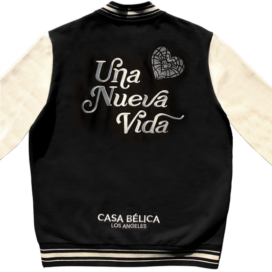 NUEVA VIDA VARSITY JACKET